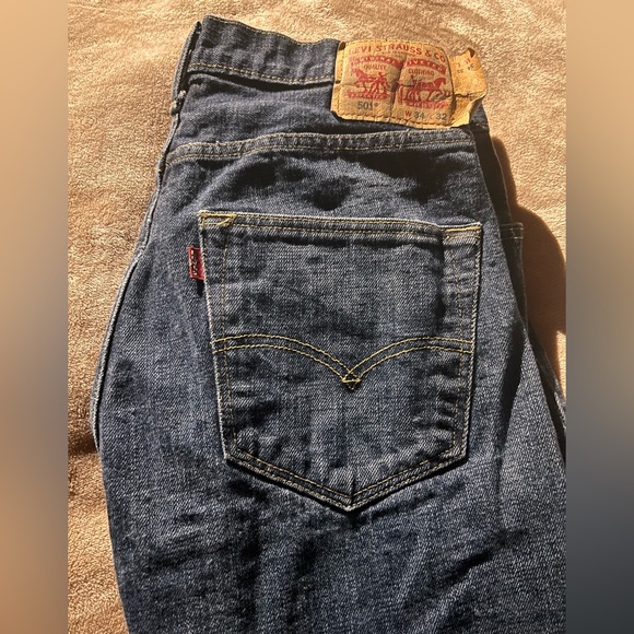 Classic Levi’s 501 Jeans in Tidal Blue - Picture 3 of 5